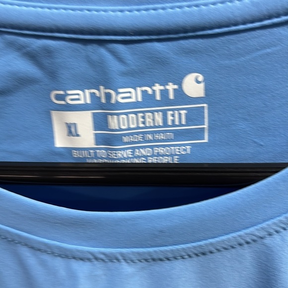 Carhartt Force Modern Fit,long sleeve,base layer, crewneck,dries fast,logo patch - Picture 10 of 12